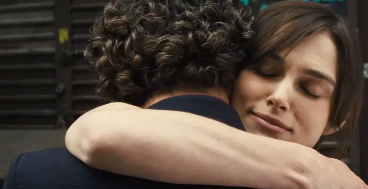 兩人告別時，Gretta 給了 Dan 一個大大的擁抱，對他說 Thank you