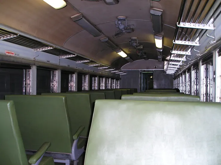 以前平快車的內部照片