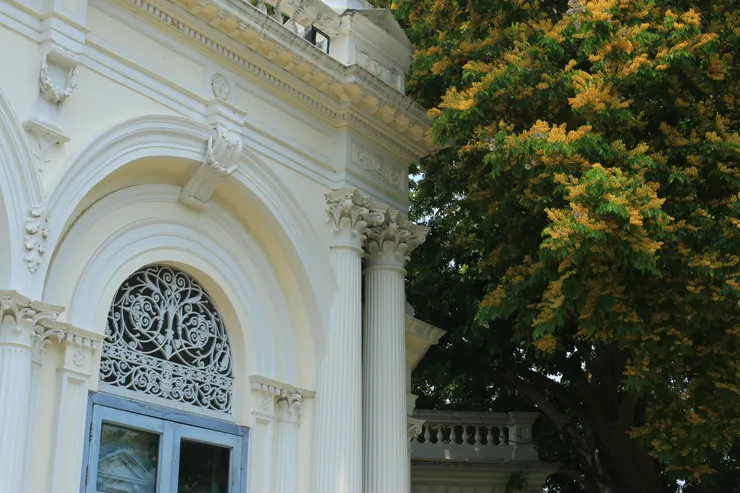 園區內唯一可以買飲料的地方