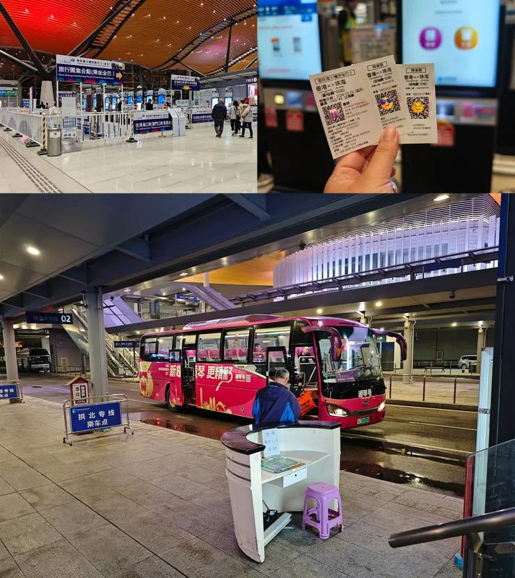 到港珠澳大橋搭金巴,從香港回珠海