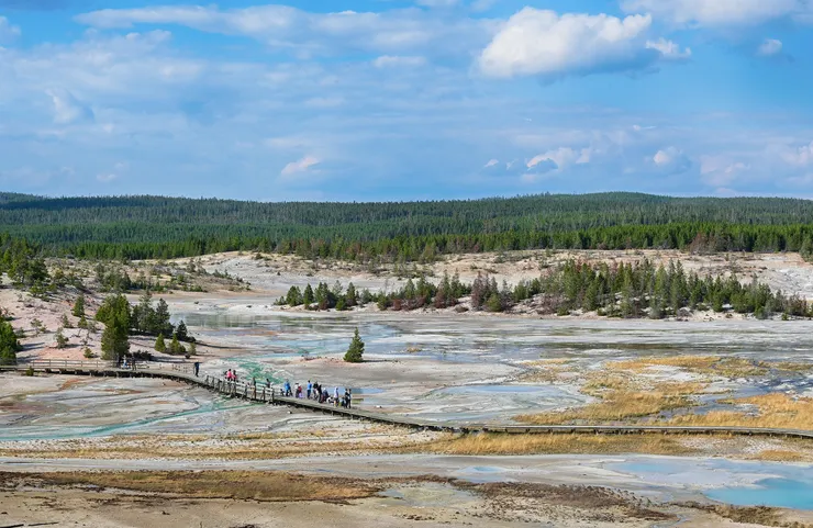 Norris Geyser Basin／諾里斯間歇泉盆地