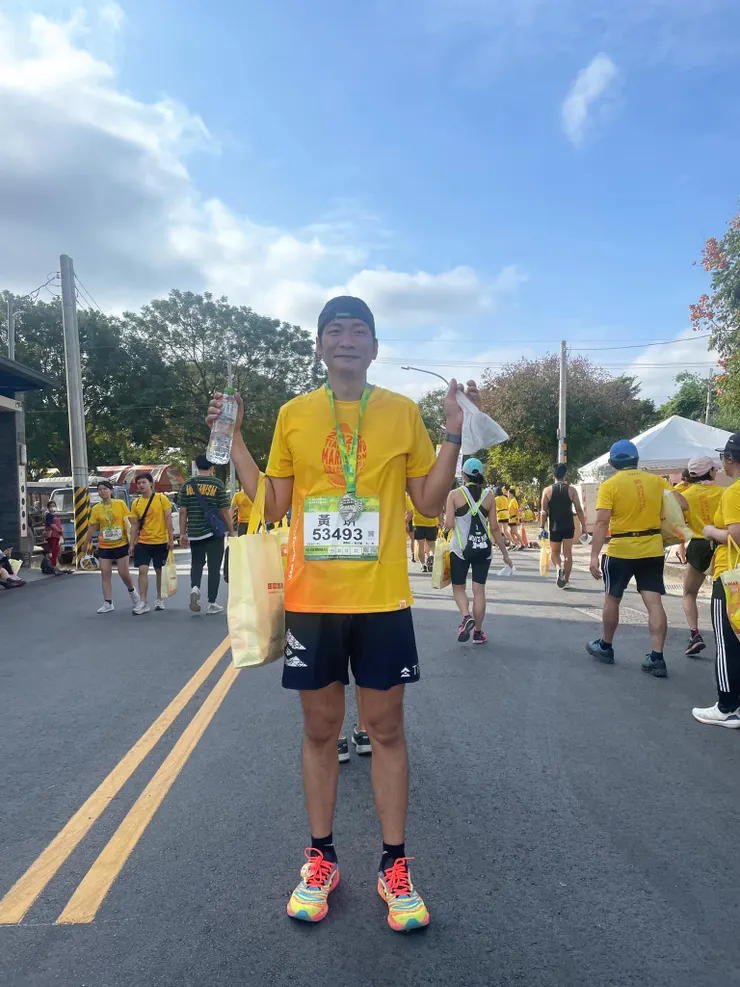 黃玠也來參與田中馬(圖摘自黃玠FB社群)