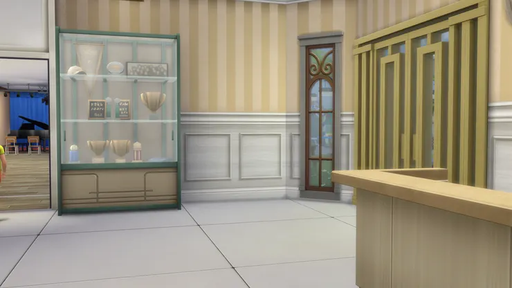 推開校門，便來到接待處。