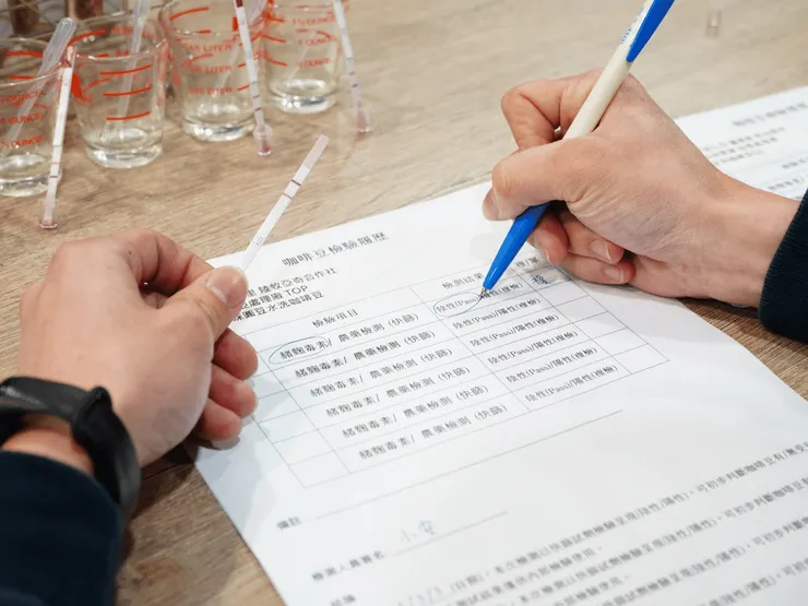 定期快篩檢測，確保咖啡豆保存沒有受到赭麴毒素汙染