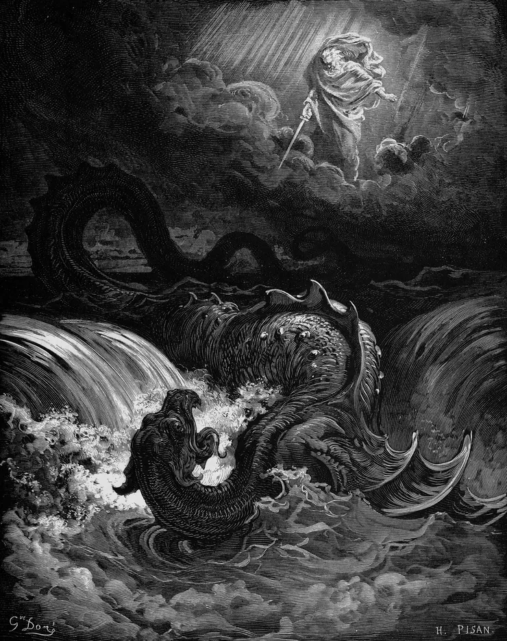 The Destruction of Leviathan by Gustave Doré (1865)