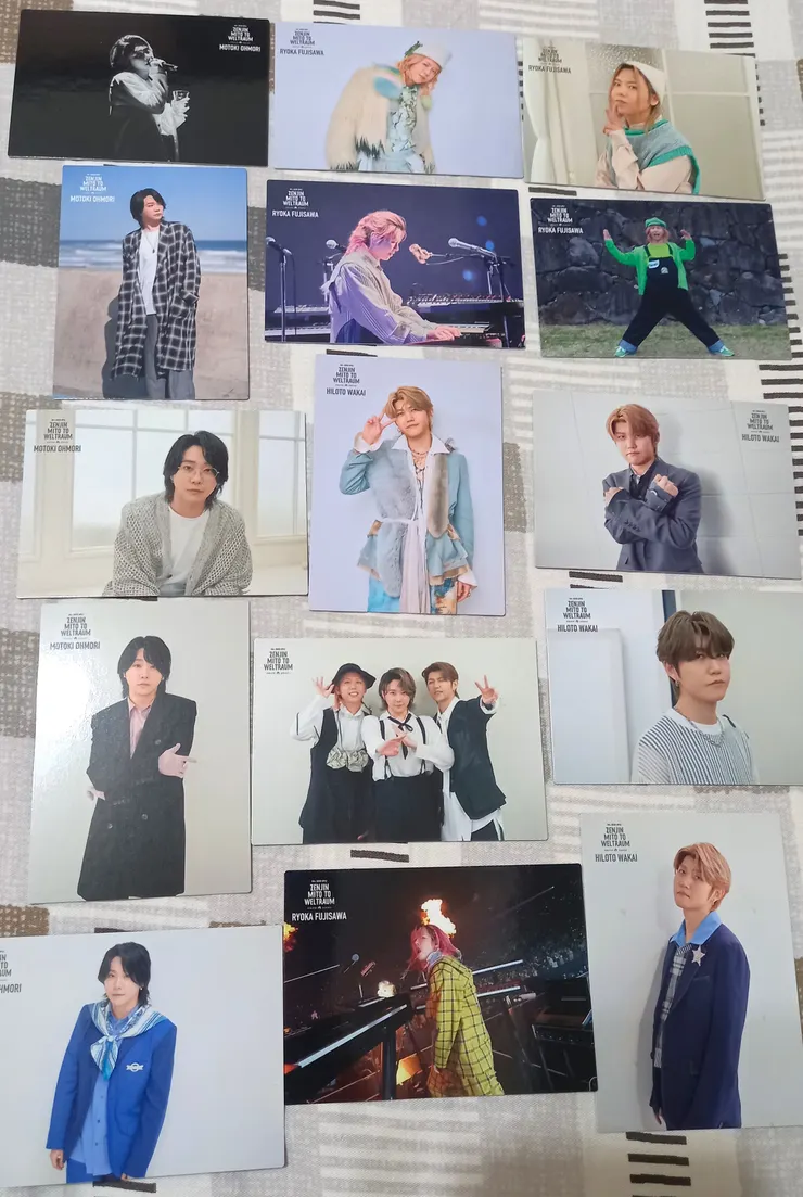 每一個人都4張以上滿平均的，抽到三人合照好開心😭❤