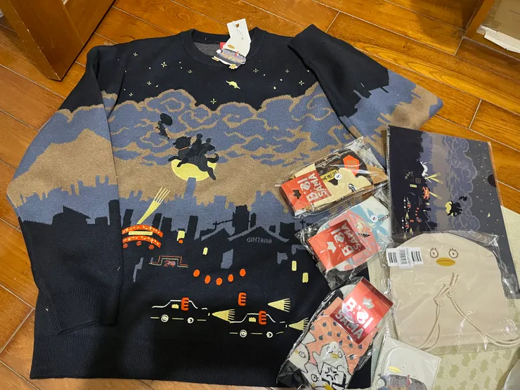 Bibisama x 銀魂毛衣和襪子