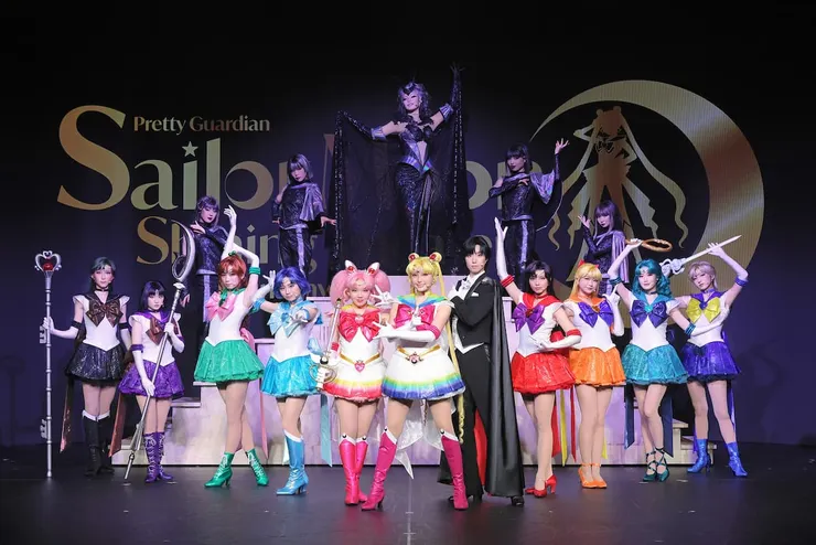 圖說:「美少女戰士 -Shining Theater Shinagawa Tokyo-」演出陣容集結亮相。(圖/業者提供)