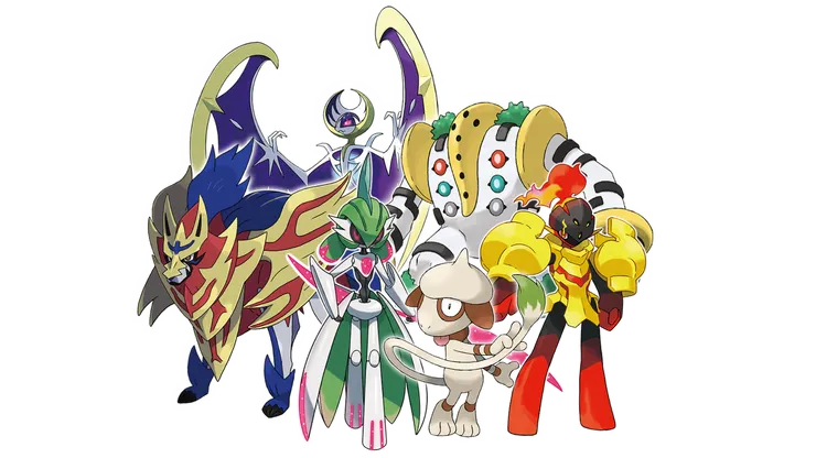 藏瑪然特、鐵武者、雷吉奇卡斯、紅蓮鎧騎、圖圖犬及露奈雅拉。