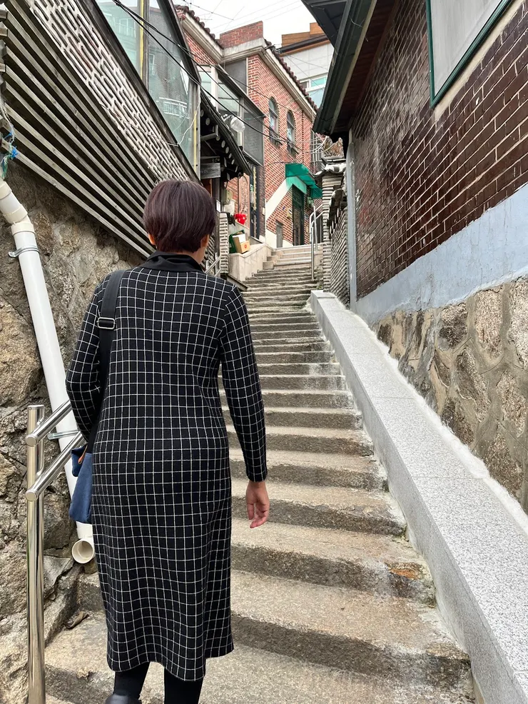 找到往北村韓屋村的階梯