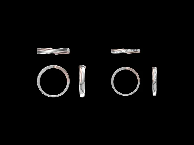 客製化雙色對戒