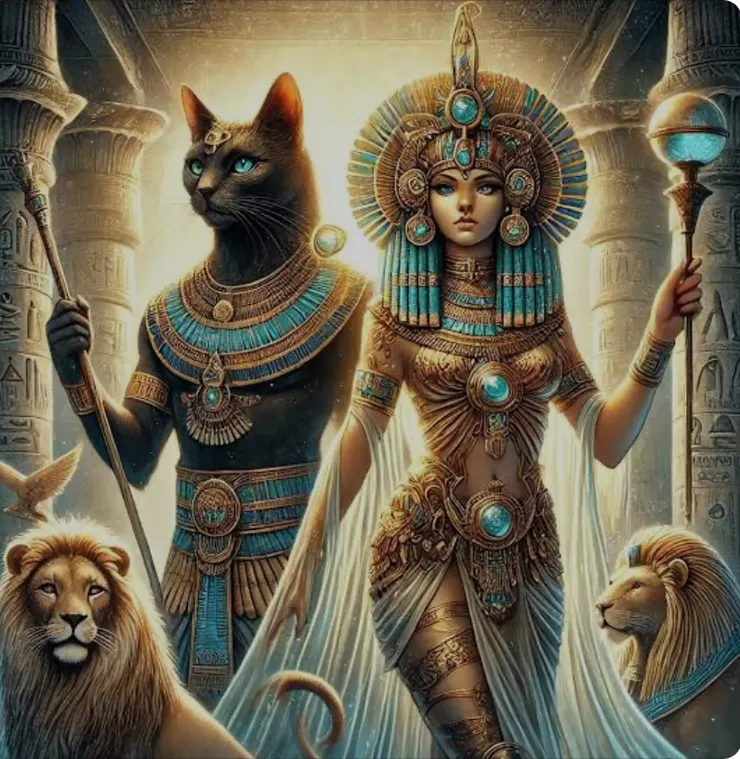 在古埃及,貓眼象徵太陽與冥界的通道。