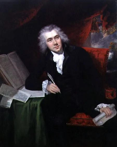 William Wilberforce 三十歲時的油畫像。