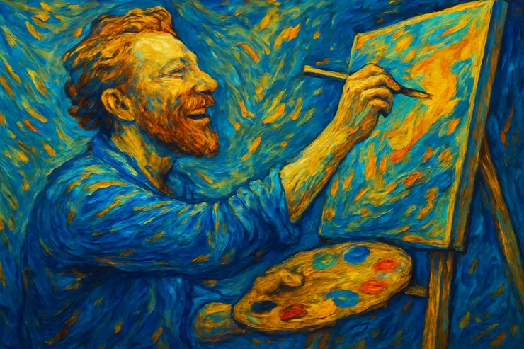 人生總會有那一刻，你會像他一樣，終於找到屬於自己的畫布