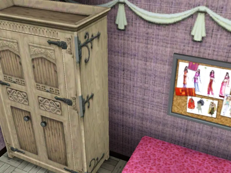 這個衣櫃的位置剛剛好，不會突了出來那樣。