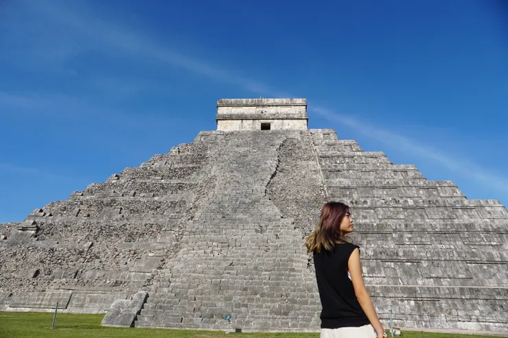 Chichén-Itzá - Temple of Kukulcán (El Castillo) 卡斯蒂略金字塔
