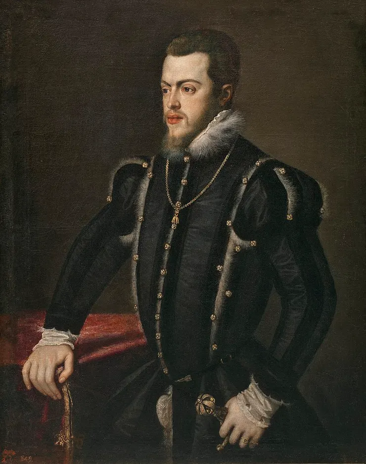 Philip II portrait by Titian