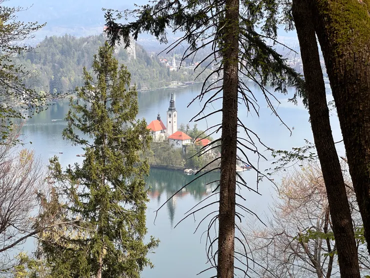 這其實是回程時拍的照片，一路看著風景下山