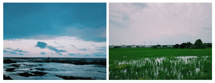 宜蘭的山海水土（photo:自己拍攝）