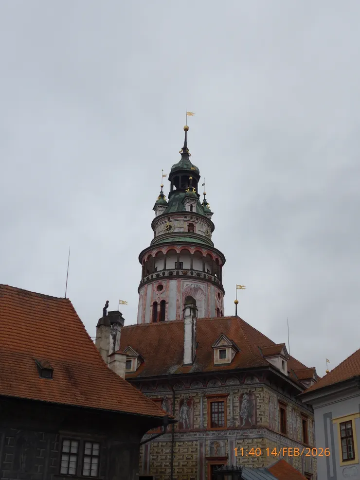 在鐘聲響起的那一下拍到了照片