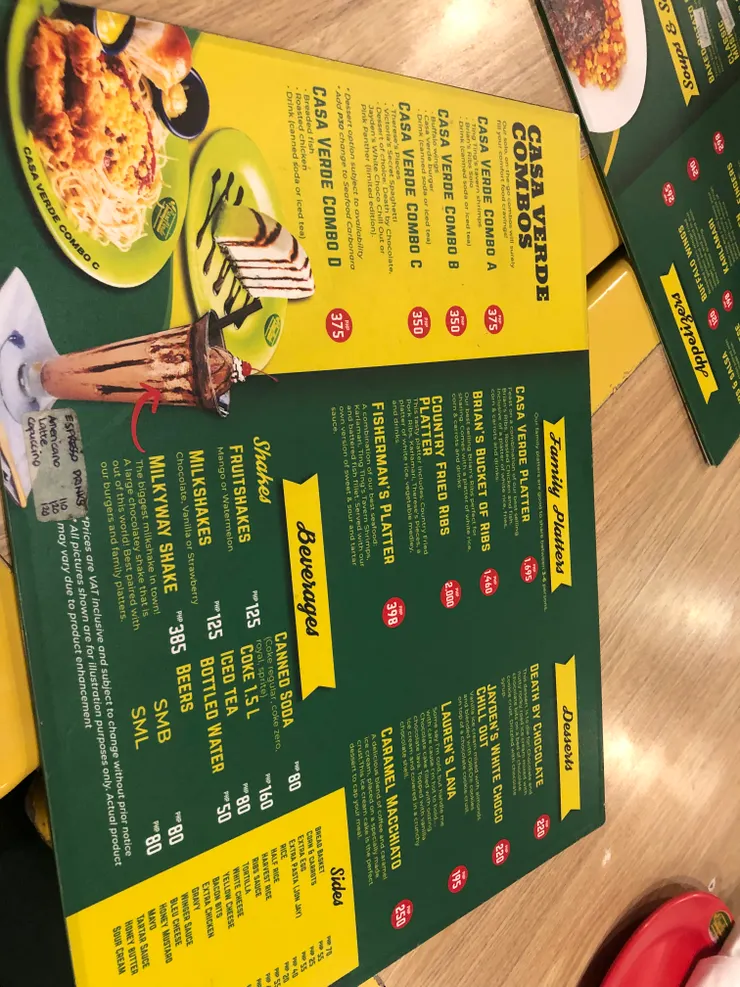 全是英文的菜單，真的是瘋掉