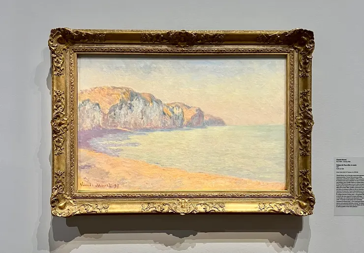  Falaise de Pourville- Claude Monet, 1897