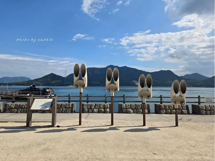 兔子耳朵集音器是大久野島的地標之一