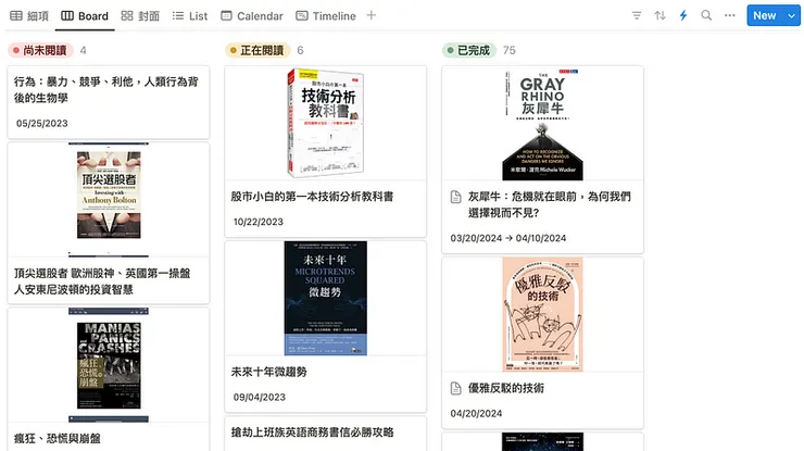 Board View 版面配置