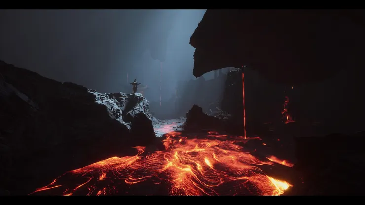 遊戲截圖：火焰山一景