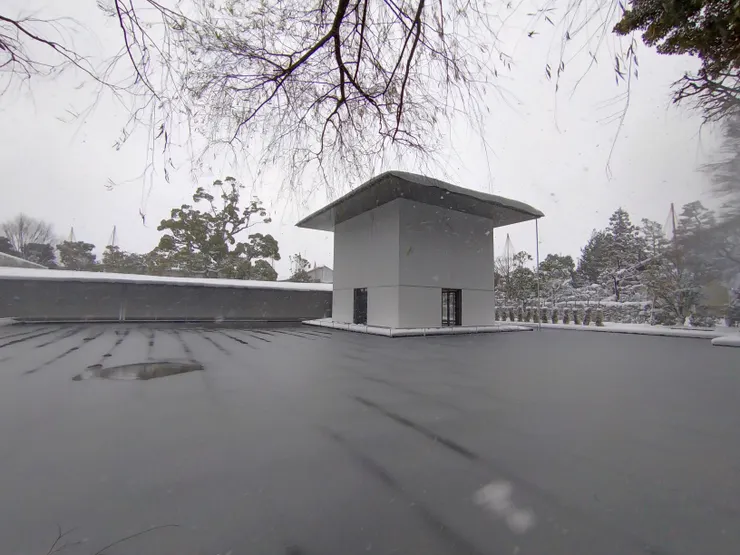 大雪中的水鏡之庭