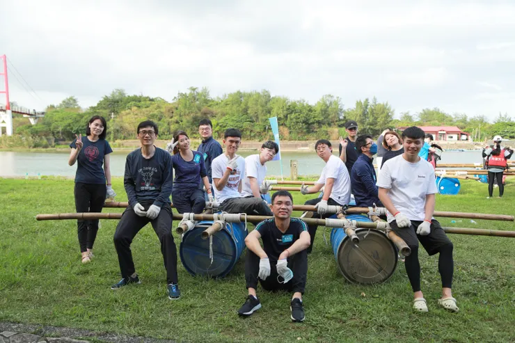 Peter 參與 NBA A 培訓期間的小組活動