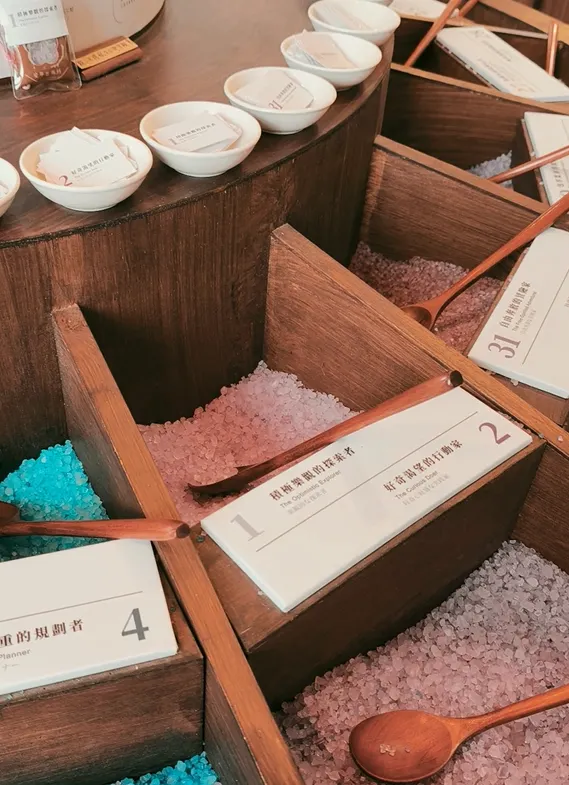 每種鹽的顏色都很美❤️