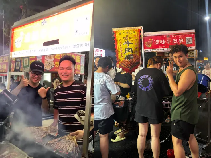 自駕經過湛江時，我與金剛的合照