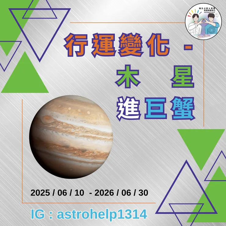 行運行星移動-木星巨蟹