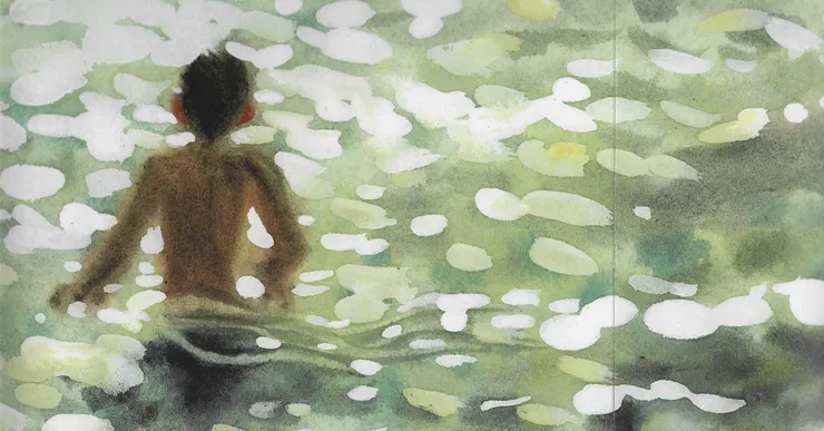 圖片來源：《我說話像河流》｜文：喬丹．史考特   圖：席尼．史密斯   拾光；2020 