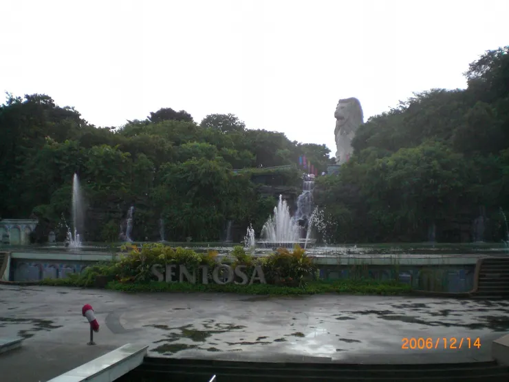 欣賞“夢幻聖淘沙”的表演（第一天晚上）