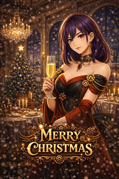 蒸氣之心的女主角祝大家聖誕快樂~