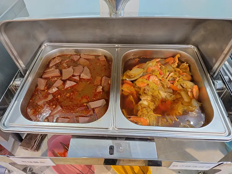 麻辣鴨血 & 韓式辣味雜煮