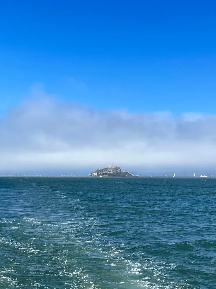 回程的路上 眺望惡魔島