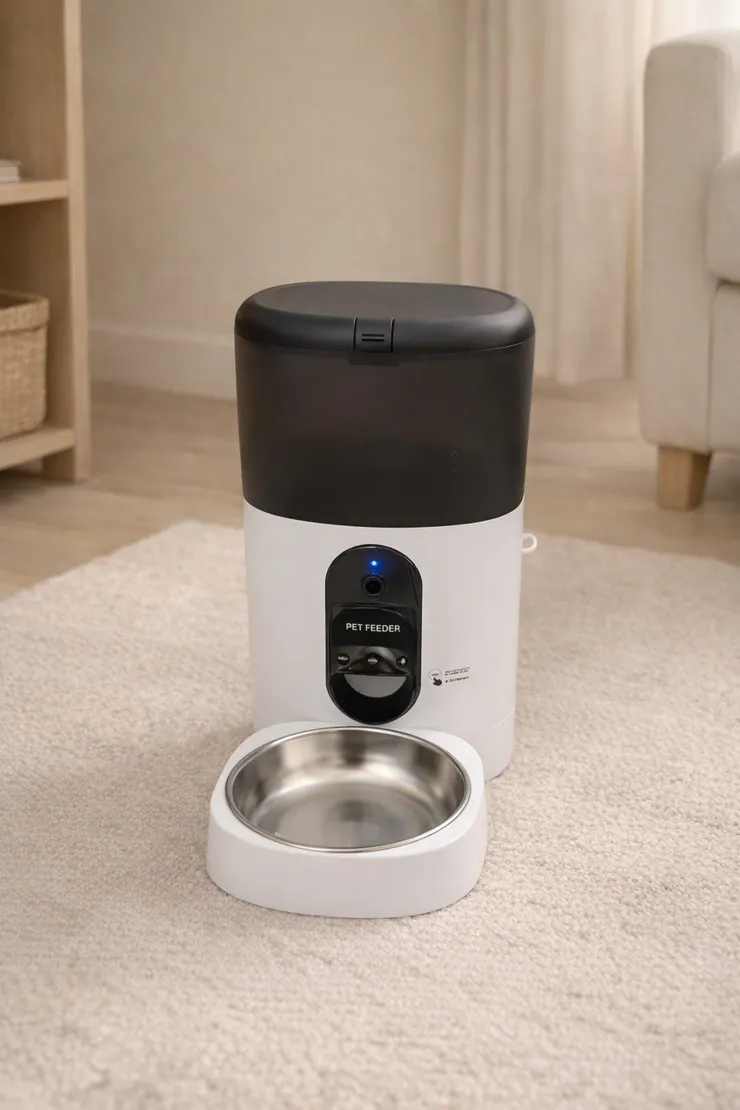 智能視訊寵物餵食器4L