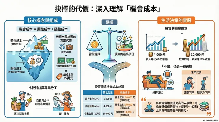 機會成本重點插圖