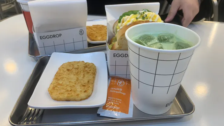 很期待吃到韓式吐司。