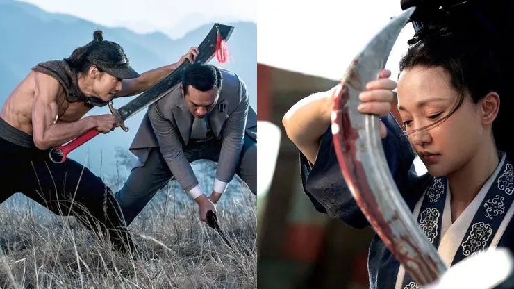 【刀背藏身】(左)與【詩眼倦天涯】(右)電影劇照