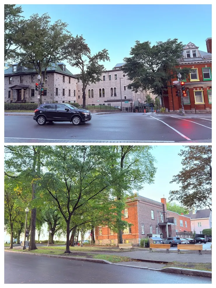 我們住的飯店附近很清幽