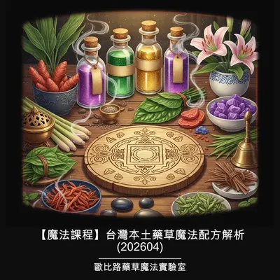 【魔法課程｜台灣本土藥草魔法配方解析】