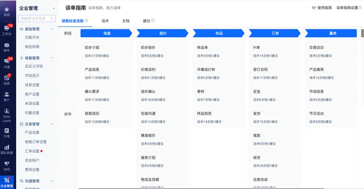 B2B 外貿流程規劃-使用Okki系統讓每個階段業務人員可以直接取得給客戶的資料