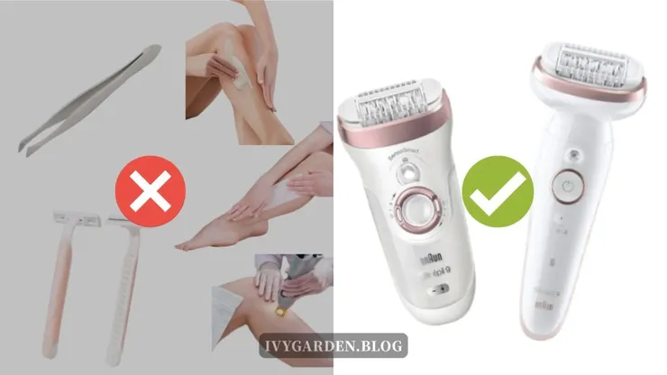 除毛方式大比拼：脫毛器完勝，保持清爽！