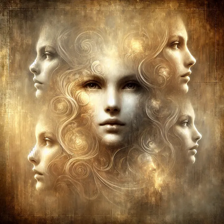 The first voice belonged to a young girl, her laughter mingling with the scent of wildflowers. Beneath her, a stoic soldier's resolve emerged, his gaze shadowed by the weight of war.