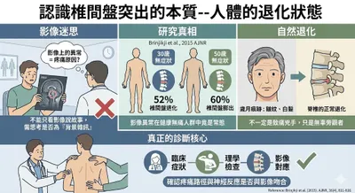 認識椎間盤突出的本質--人體的退化狀態