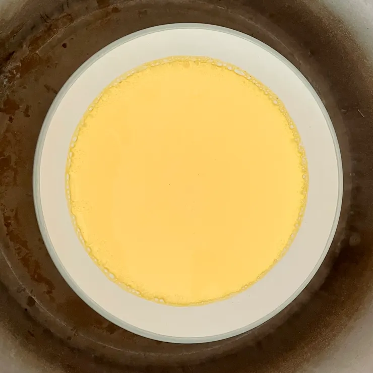 電鍋剛跳起的樣子